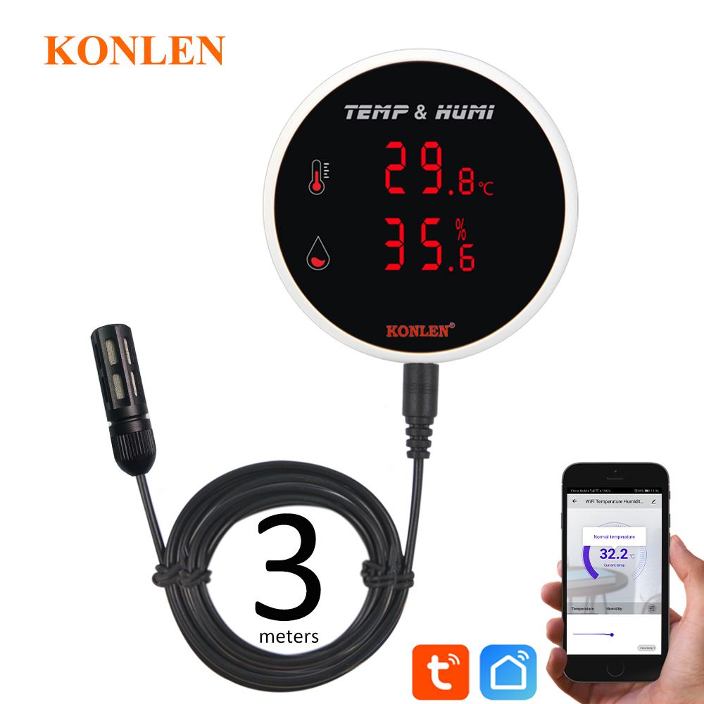 Digital Hygrometer Probe - Tuya WIFI capteur de température et