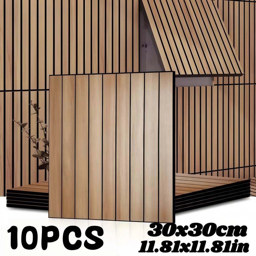 Pvc Panel Background - Lot de 10 autocollants muraux 3D
