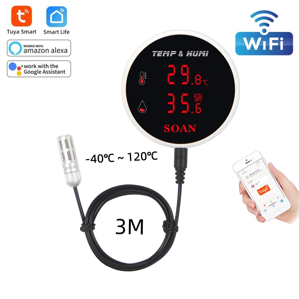 Digital Hygrometer Probe - Capteur de température et d'humidité Tuya