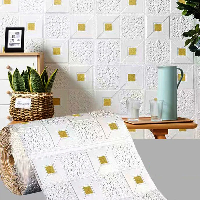 Papier peint en mousse 3D vint - Pvc Panel Background avis et prix